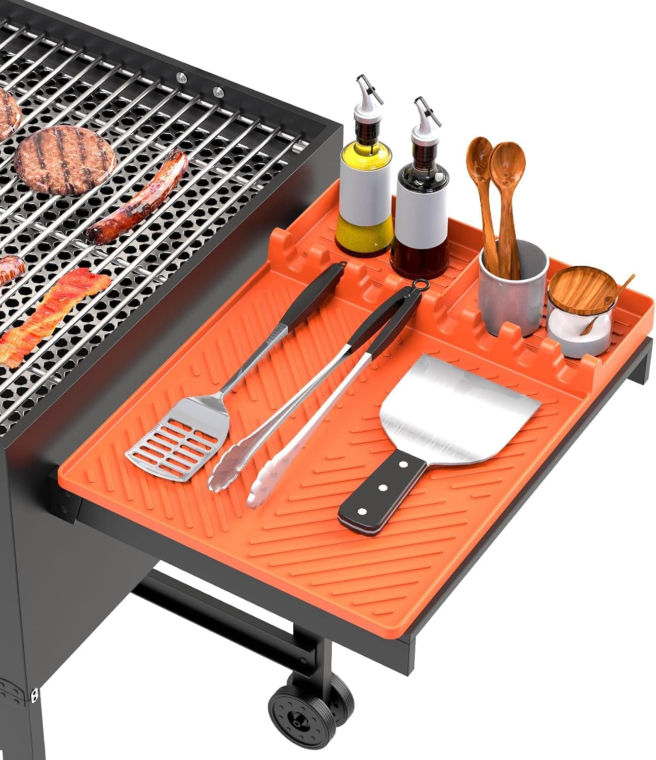Silicone Griddle Tool Mat for Blackstone — resting hot spatulas and scrapers